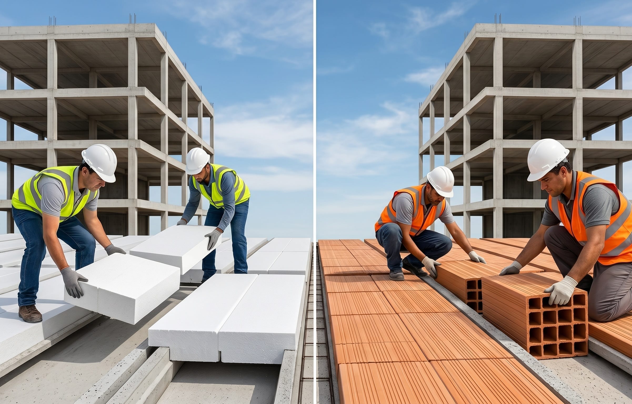 Laje Treliçada com EPS ou Cerâmica: Qual a Melhor Escolha para Sua Obra?